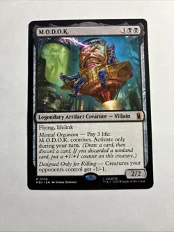 M.O.D.O.K. - Marvel Super Heroes MTG Plus Bonus Card!!! - Image 1