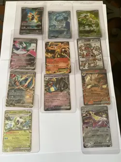 11 Pokemon Card Lot – Near Mint (NM) – Includes Mantyke IR & Caterpie IR - Image 1