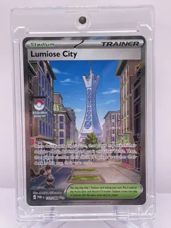 Lumoise City 111 Perfect Order Double Holo Rare Full Art Pokemon Card NM - Image 1