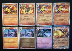8x Armarogue Ceruledge Pokemon Card Lot With Holos & EX Scarlet & Violet Pokemon - Image 1