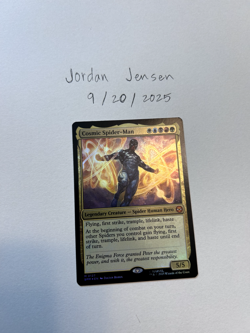 Cosmic Spider-Man (0127) - MTG Marvel's Spider-Man Foil - IN HAND - Image 1