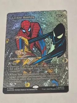 🔥 MTG Leyline Binding - FOIL - (Borderless) Marvel Eternal-Legal NM/M!!! - Image 1