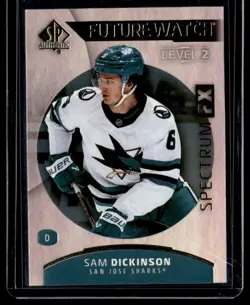 2025-26 Future Watch Level 2 Sam Dickinson Rookie San Jose Sharks #S-69 - Image 1