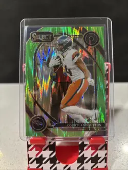 2024 Panini Select Neon Green Shock Prizm #240 Club Level Courtland Sutton /499 - Image 1