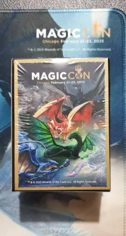 MTG MagicCon Chicago 2025 Exclusive Dragon Shield Playmat with Matching Sleeves - Image 3