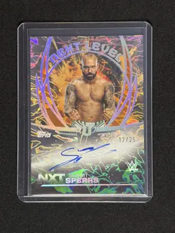 2025 Topps Universe WWE Shawn Spears Next Level Auto 12/25 - Image 1