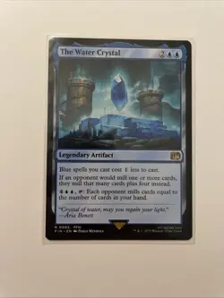 NM The Water Crystal, MTG, Final Fantasy, Magic the Gathering, 85 - Image 1