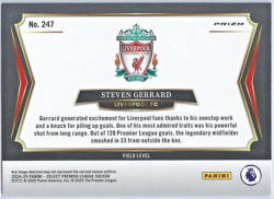 2024-25 Panini Select Premier League - Field Level Steven Gerrard #247 Pink Ice - Image 2