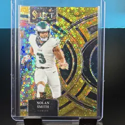 Panini 2023 Select Prizm Premier Level Nolan Smith RC Gold Disco #108 07/10 - Image 1