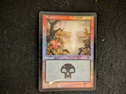 1x Swamp (341) Onslaught Foil MTG - Light Play - Actual Photos - Image 1