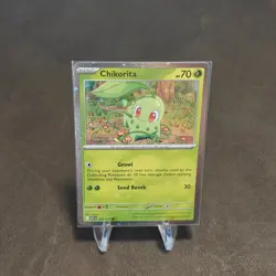 Chikorita (Cosmos Holo) 008/217 Miscellaneous Cards & Products NM - Image 1