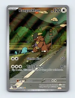 NM Kangaskhan 204/182 Destined Rivals Illustration Rare Pokemon Card - Image 1