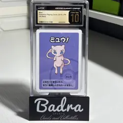 Pokemon Mew Old Maid Playing Card 2019 JP CGC Pristine 10 Graded - Image 1