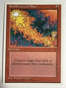 Red Elemental Blast - Fourth Edition MTG - Image 1