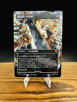 Buster Sword (Borderless) (FIN 0351),Final Fantasy Regular, Magic The Gathering - Image 1