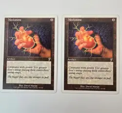MTG - Meekstone x2 - 307 - Seventh Edition - LP - Image 1