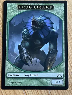 Magic The Gathering MTG - Frog Lizard Token - Gatecrash [ Mint ] Free Postage - Image 1