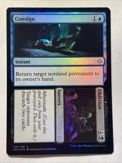 Consign Oblivion Foil Hour of Devastation 149 LP MTG - Image 1