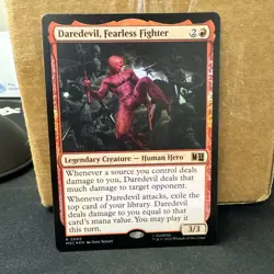 Daredevil, Fearless Fighter R 685 FOIL Mtg Marvel Super Heroes NM ships fast - Image 1