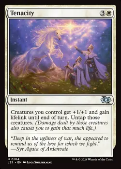 MTG Tenacity ** Foundations Jumpstart ** English (NM) - Image 1