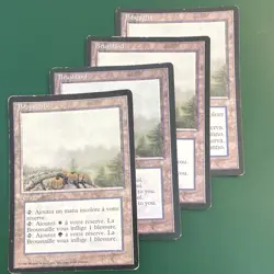 MTG Brushland x4 Playset ICE AGE 1996 - Image 1