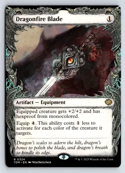 Dragonfire Blade (Showcase) R Tarkir: Dragonstorm 324 NM - Image 1