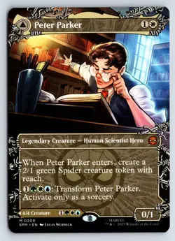 Peter Parker (0208) (Borderless) M Marvel's Spider-Man 208 NM - Image 1