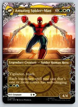 Peter Parker (0208) (Borderless) M Marvel's Spider-Man 208 NM - Image 2