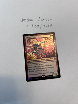 Spider-Punk (0092) MTG Marvel's Spider-Man Foil - IN HAND - Image 1