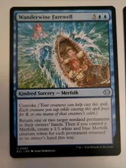 MTG - Lorwyn Eclipsed: Wanderwine Farewell (0083) - Uncommon - Near Mint - Image 1