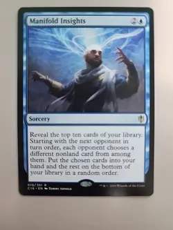 MTG Manifold Insights Commander 2016 010/351 Regular Rare - Image 1