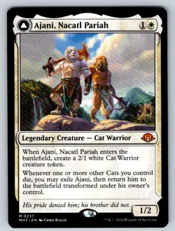 Ajani, Nacatl Pariah 237 Mythic Modern Horizons 3 Magic: The Gathering LP - Image 1