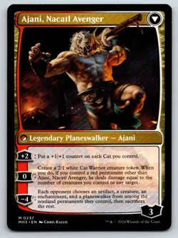 Ajani, Nacatl Pariah 237 Mythic Modern Horizons 3 Magic: The Gathering LP - Image 2