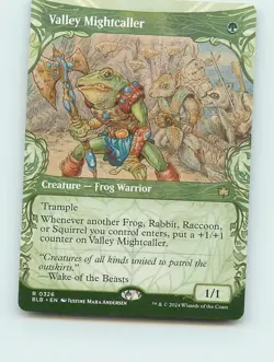 Valley Mightcaller (Showcase) - R326 - MTG - Bloomburrow (BLB) - Image 1