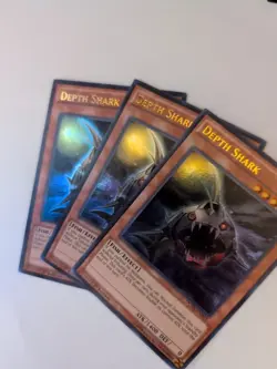 Yugioh! 3X Depth Shark - DUSA-EN003 - Ultra Rare - 1st Edition Near Mint, Eng - Image 1