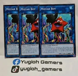 YUGIOH MISTAR BOY X3 COMMON LIGHT PLAYED - Image 1