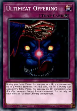 Ultimeat Offering Common TRAP 1st Edition Phantom Nightmare Yugioh - Image 1