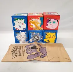 Complete Set of Burger King 1999 POKEMON 23K Gold Plated Cards & Bag NIB SEALED - Image 1