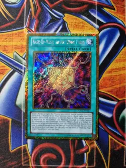 PGLD-EN027 Rank-Up-Magic Argent Chaos Force Gold Secret Rare UNL Edition Card - Image 1