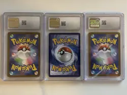 CGC Graded Pokemon 3-Card Lot Mega Charizard ex/Oricorio ex/ N’ Reshiram - Image 2