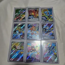 Pokemon First Partner Series 1 Complete Set Of All 9 Cards - Image 1