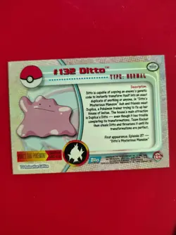 Topps TV Animation Edition Ditto #132 Non Foil Pokemon Card English - Image 2