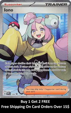 Iono SV: Scarlet & Violet Promo Cards #124 Promo,Holo - Image 1