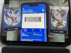 ONE PIECE X DODGERS PROMO MONKEY D LUFFY DON CARD 7/2/26 IN HAND - Image 1