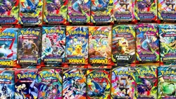 24 Pokemon TCG Open Booster Packs for Posters/Craft/Art [NO CARDS] - Image 1