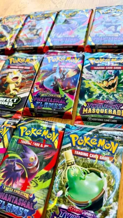 24 Pokemon TCG Open Booster Packs for Posters/Craft/Art [NO CARDS] - Image 3