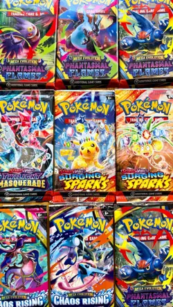 24 Pokemon TCG Open Booster Packs for Posters/Craft/Art [NO CARDS] - Image 4