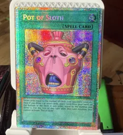 YUGIOH POT OF SLOTH STARLIGHT RARE CORI-EN061 chaos origins - Image 1