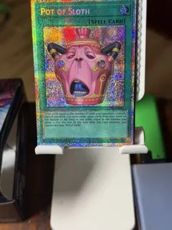 YUGIOH POT OF SLOTH STARLIGHT RARE CORI-EN061 chaos origins - Image 2