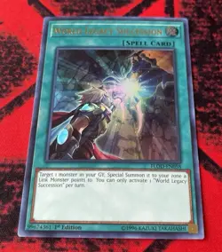 World Legacy Succession - Ultra Rare - FLOD-EN058 - NM - Yugioh! - 1st Ed - Image 2